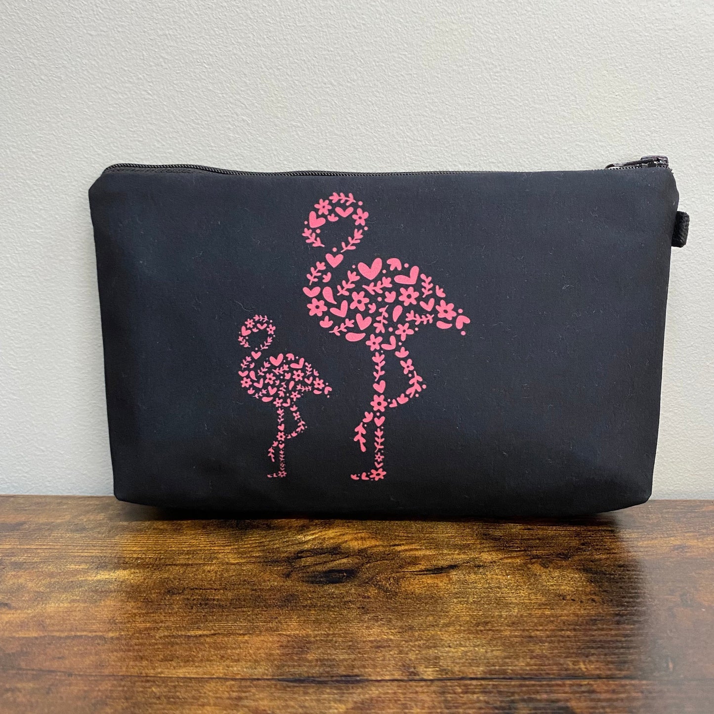 Floral Flamingo - Water-Resistant Multi-Use Pouch