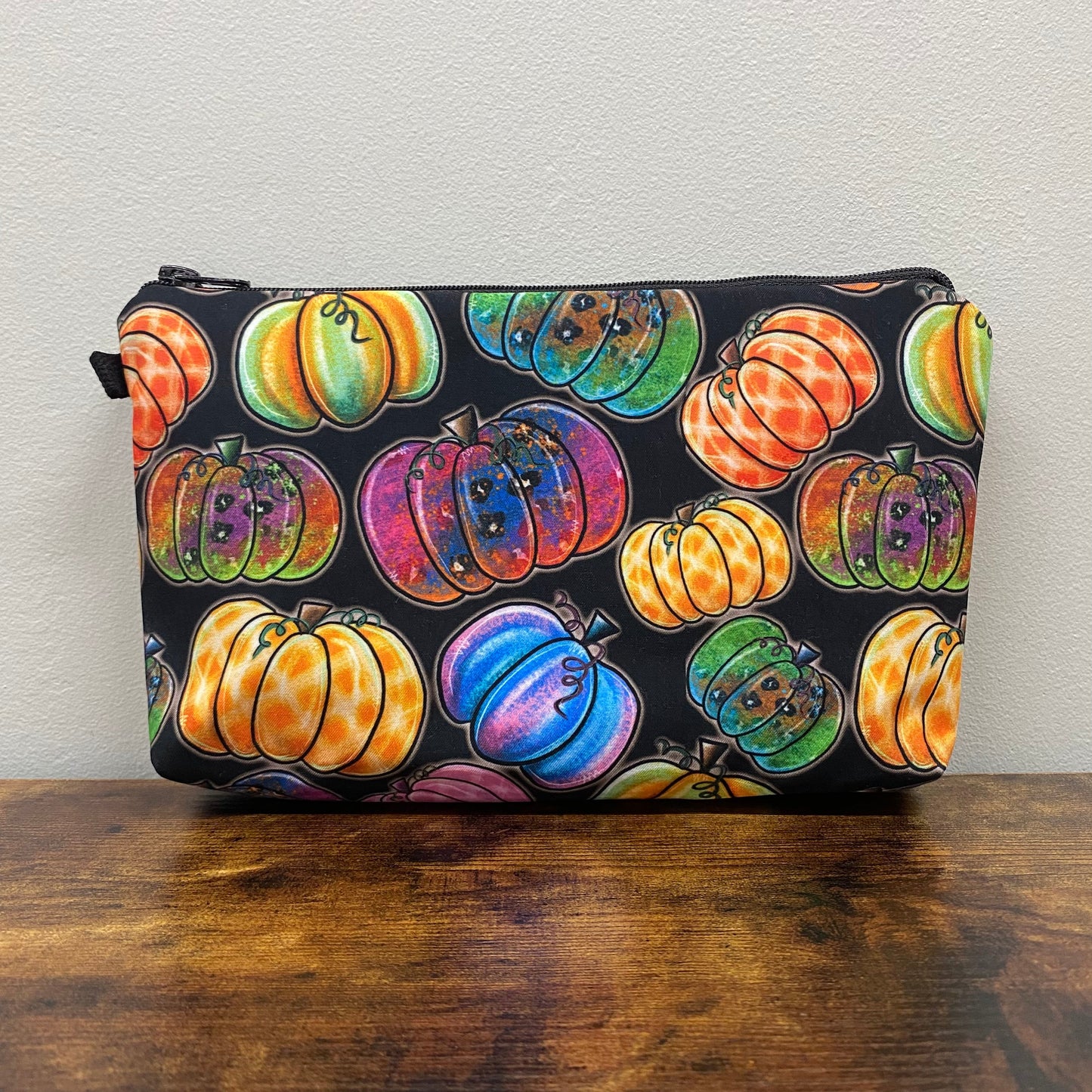 Colorful Pumpkins - Water-Resistant Multi-Use Pouch