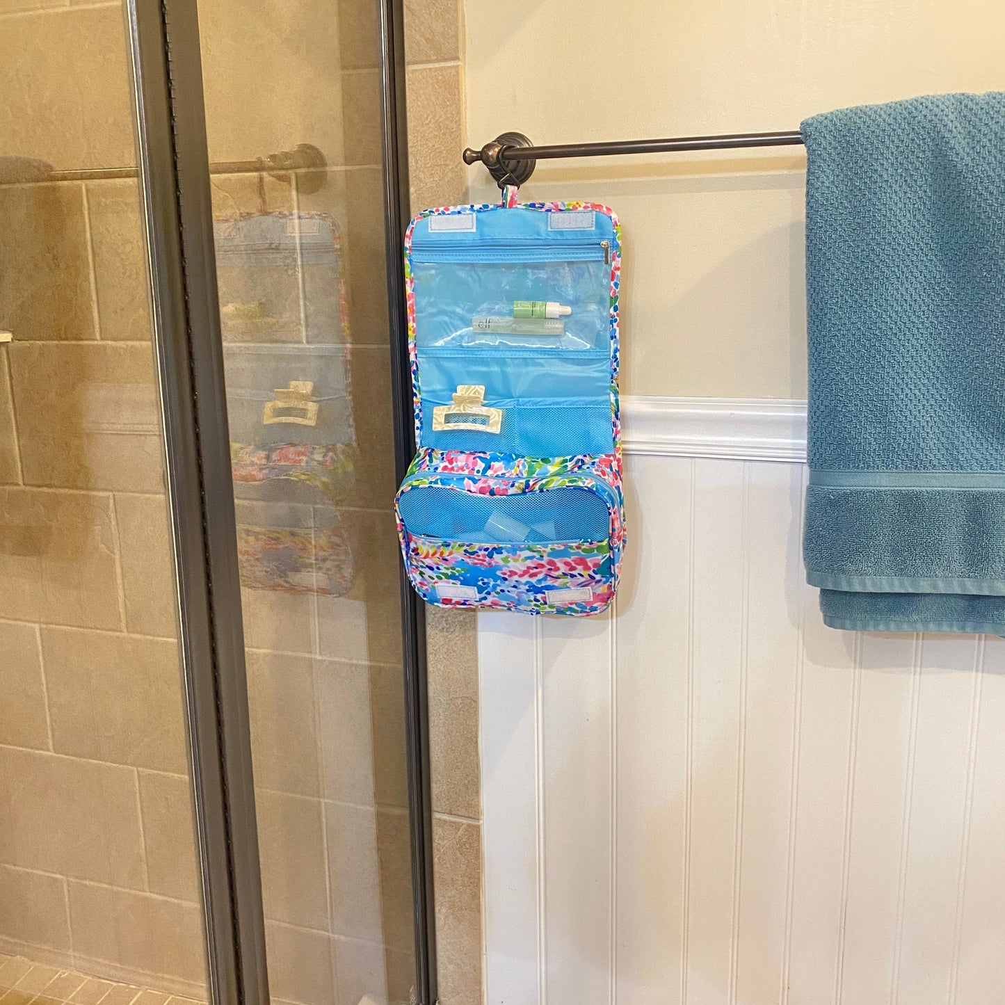 Hanging Toiletry Bag - Watercolor Floral