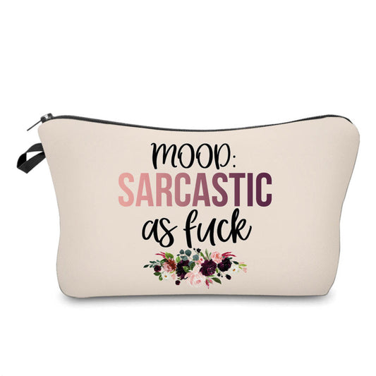 Mood Sarcastic As Fuck - Water-Resistant Multi-Use Pouch - PREORDER