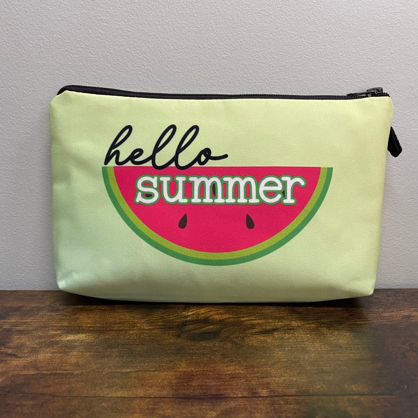 Hello Summer Watermelon Lime - Water-Resistant Multi-Use Pouch