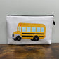 School Bus - Water-Resistant Multi-Use Pouch