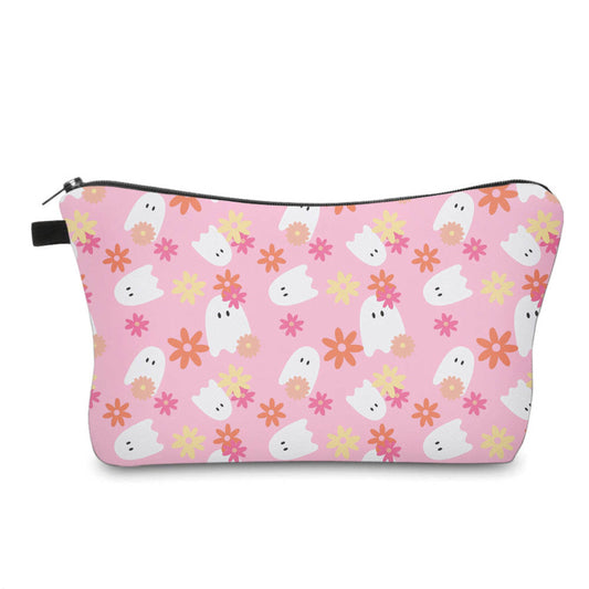 Ghost Floral Pink - Water-Resistant Multi-Use Pouch