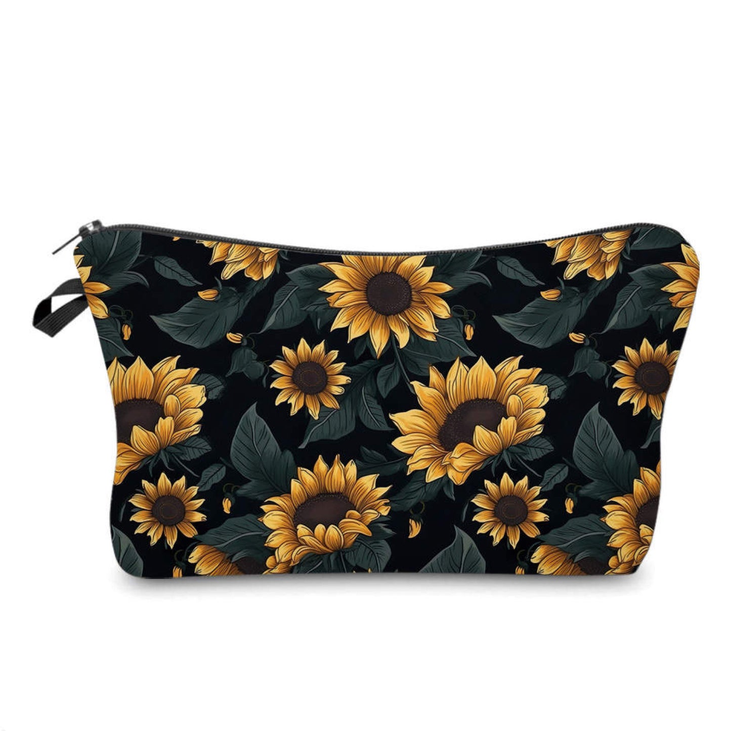 Sunflower Detailed Petals - Water-Resistant Multi-Use Pouch