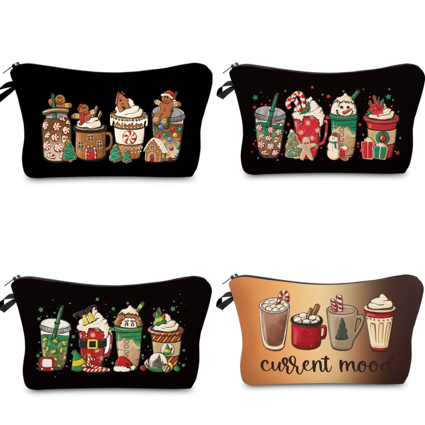 Holiday Coffee - Water-Resistant Multi-Use Pouch