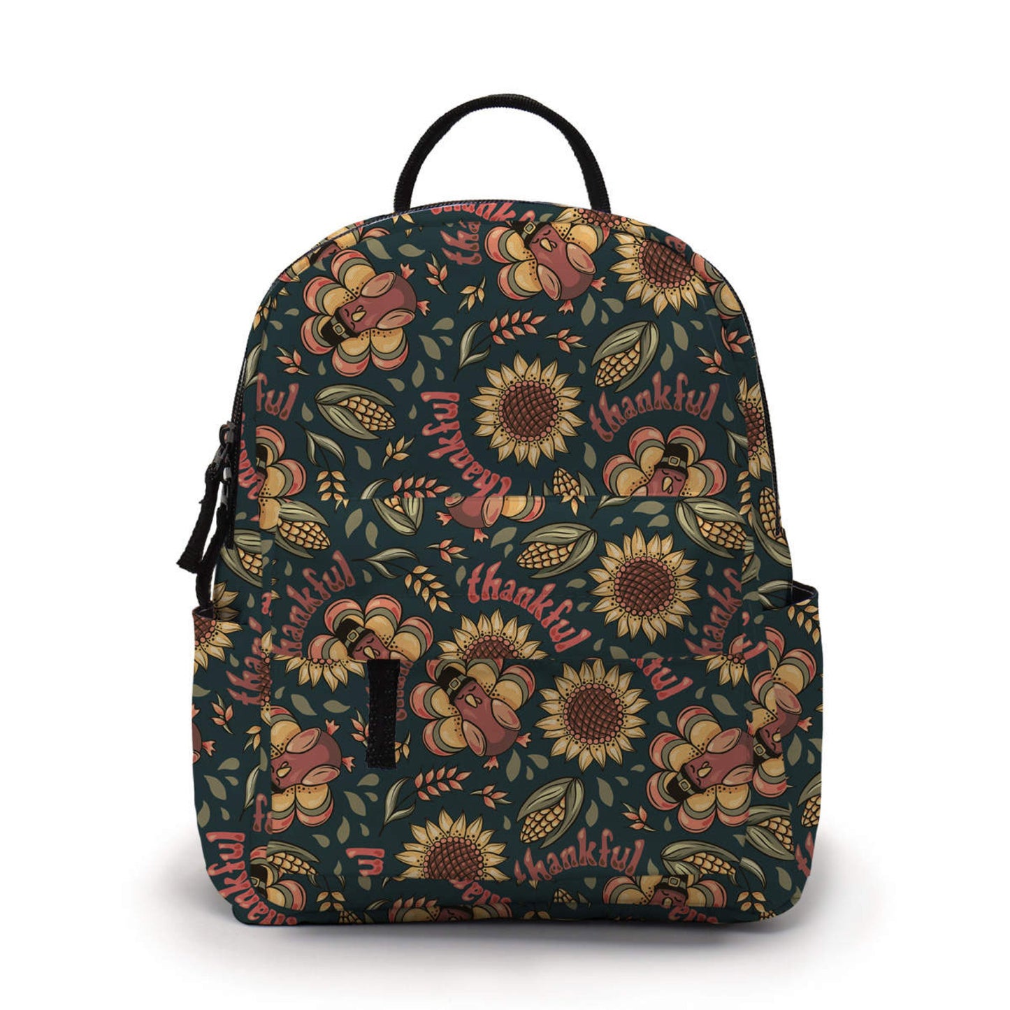 Thankful Turkey - Water-Resistant Mini Backpack