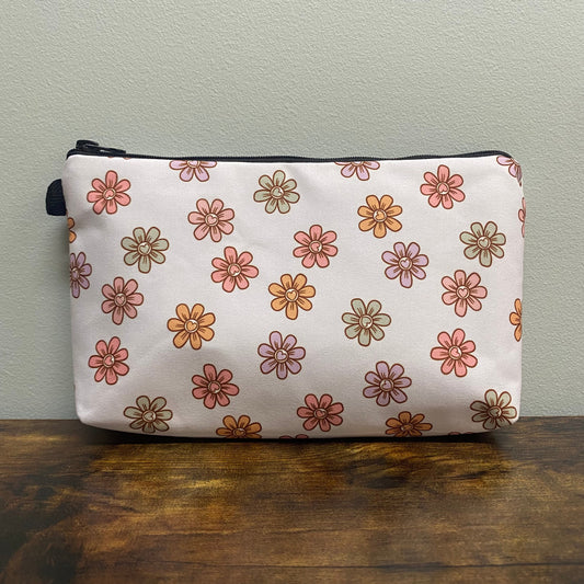 Floral Tiny Heart - Water-Resistant Multi-Use Pouch