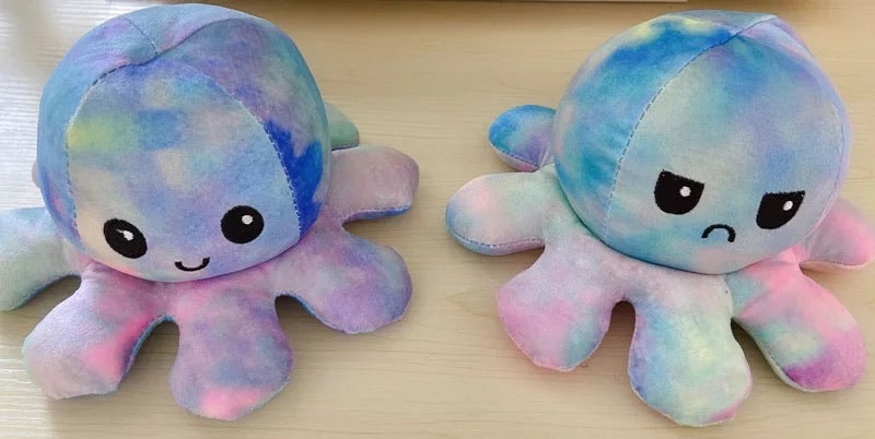 Moody Octopus Reversible Plush