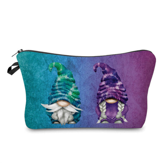 Green & Purple Gnome - Water-Resistant Multi-Use Pouch