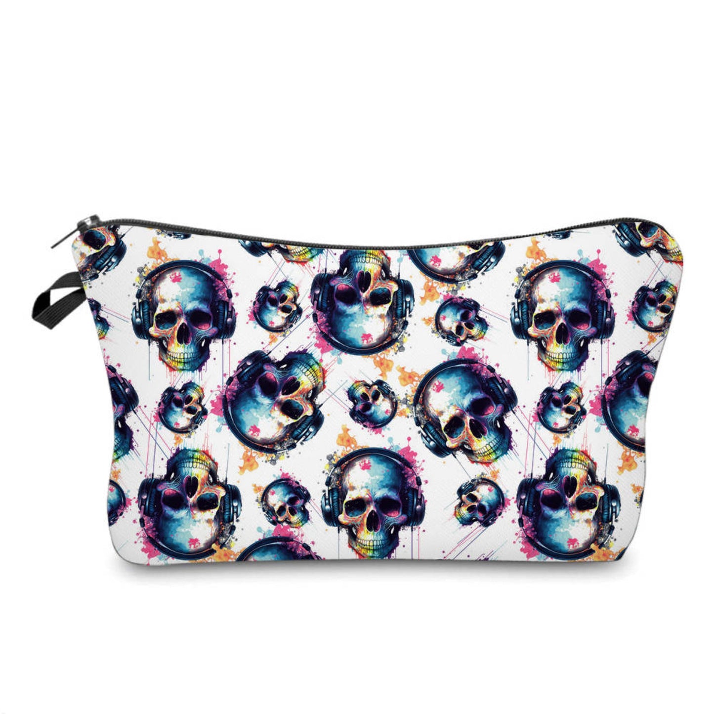 Skull Headphone Rainbow - Water-Resistant Multi-Use Pouch