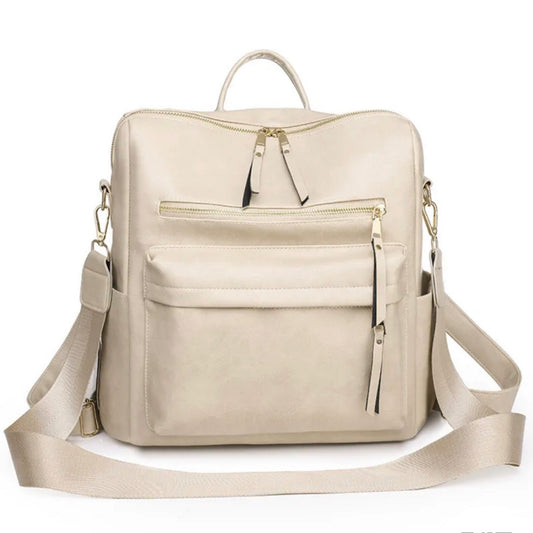 The Brooke Backpack - Light Grey