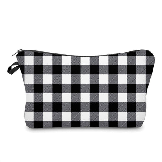 White Buffalo Plaid - Water-Resistant Multi-Use Pouch