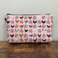 Floral Chickens - Water-Resistant Multi-Use Pouch