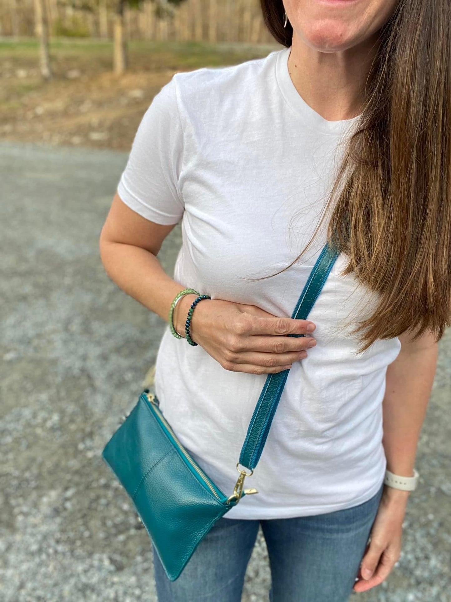 The Megan Clutch Crossbody - GENUINE LEATHER