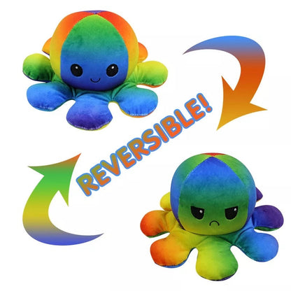 Moody Octopus Reversible Plush