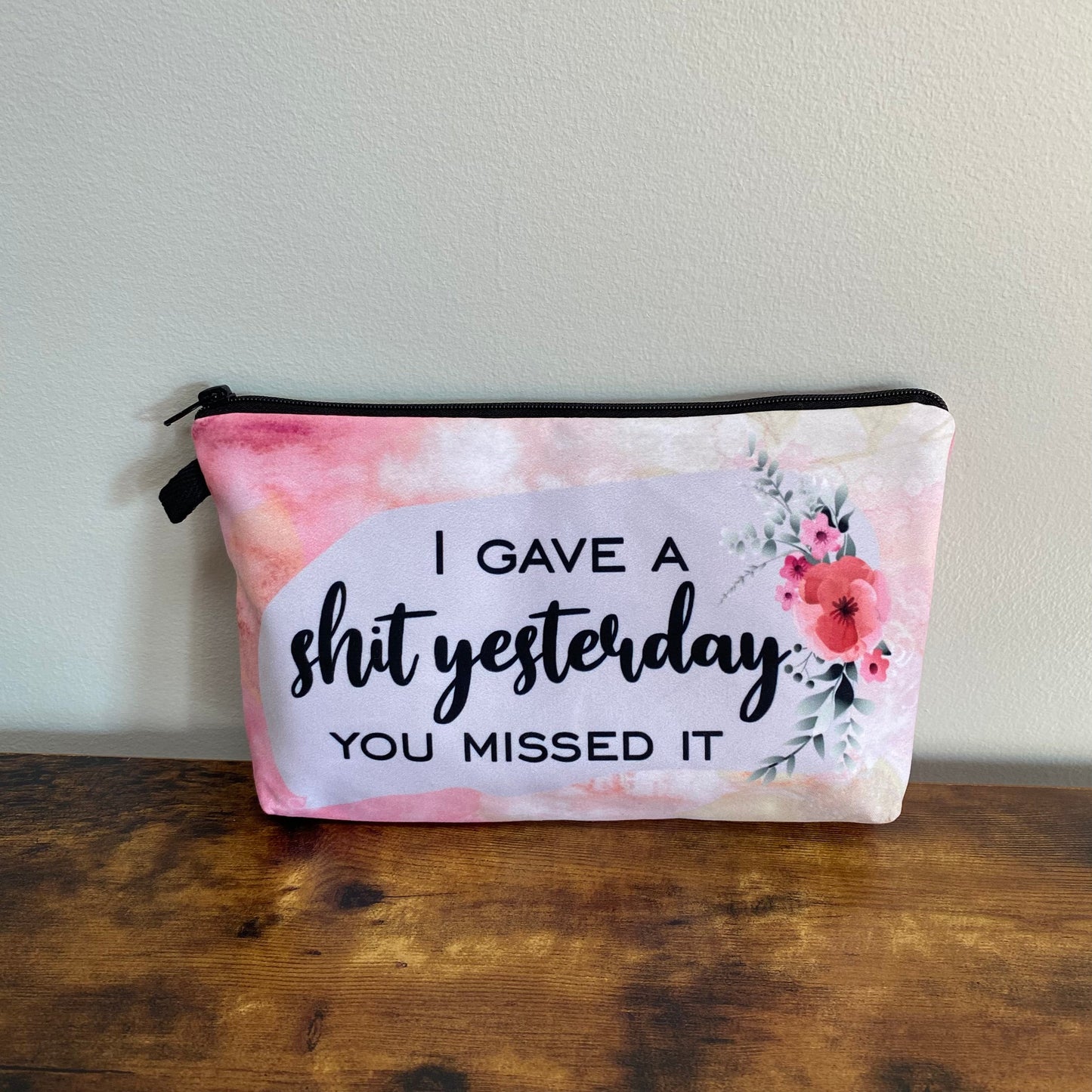 Gave A Shit Yesterday - Water-Resistant Multi-Use Pouch - PREORDER