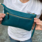 The Megan Clutch Crossbody - GENUINE LEATHER