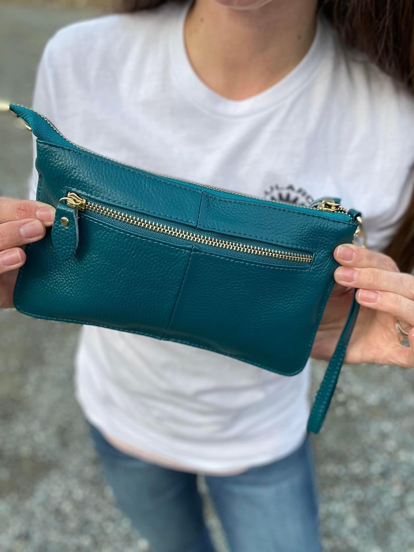 The Megan Clutch Crossbody - GENUINE LEATHER