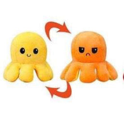 Moody Octopus Reversible Plush