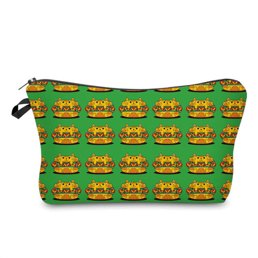 Hamburger Cat - Water-Resistant Multi-Use Pouch