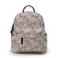 Baseball Bat Floral - Water-Resistant Mini Backpack