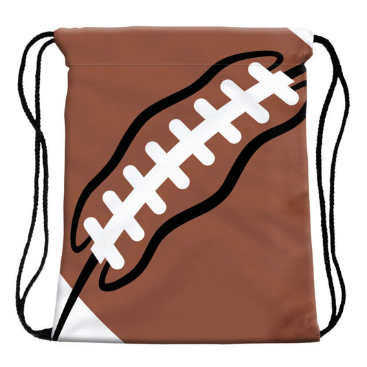 Football - Water-Resistant Drawstring Bag - Backpack