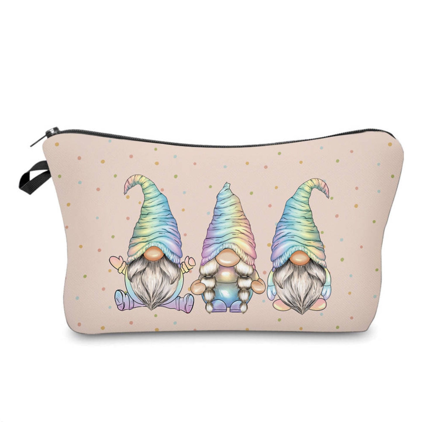 Gnome Pastel Rainbow - Water-Resistant Multi-Use Pouch