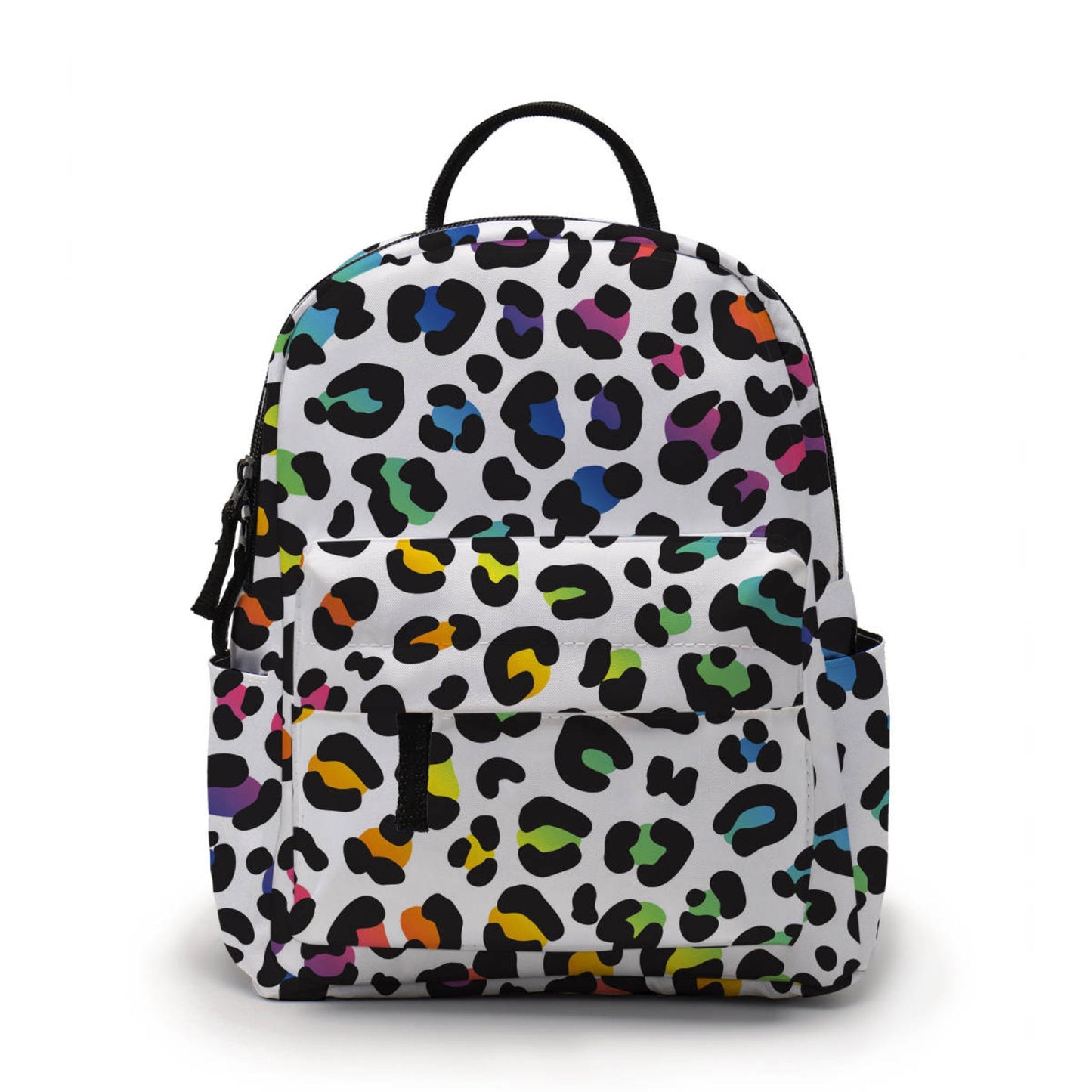 Rainbow Animal Print - Water-Resistant Mini Backpack & Pouch Set