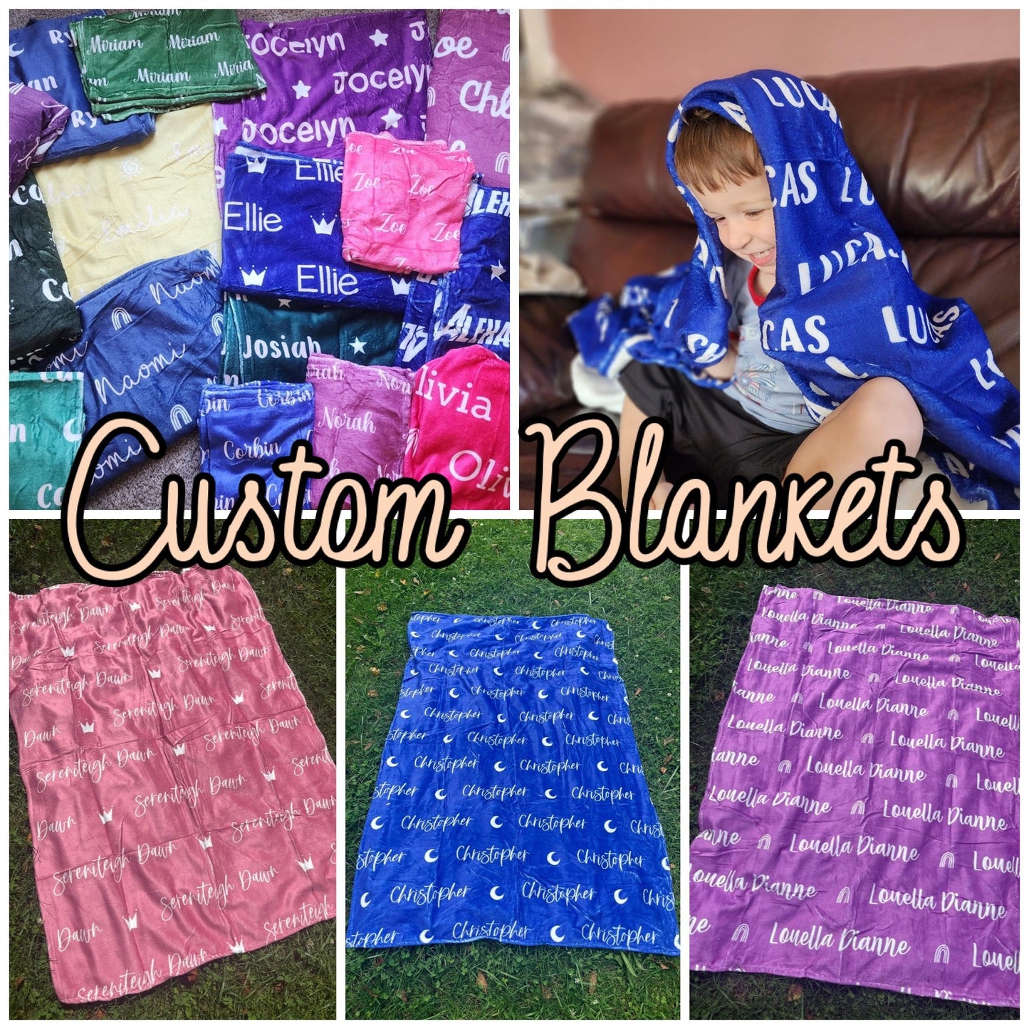 Custom Blanket - PREORDER 9/24-9/28