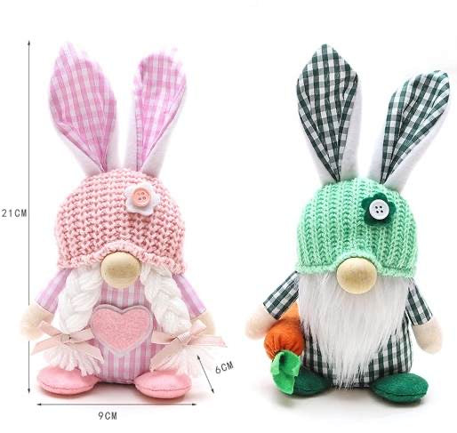 Gnome - Easter A - Gingham Plaid