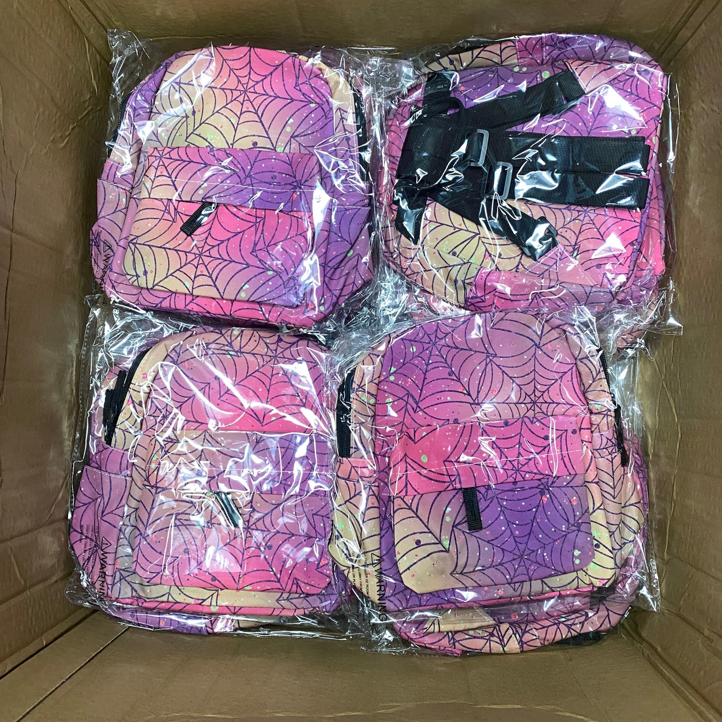 Purple Webs - Water-Resistant Mini backpack