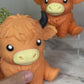 Jumbo Highland Cow Dough Squishy Toy – 5”