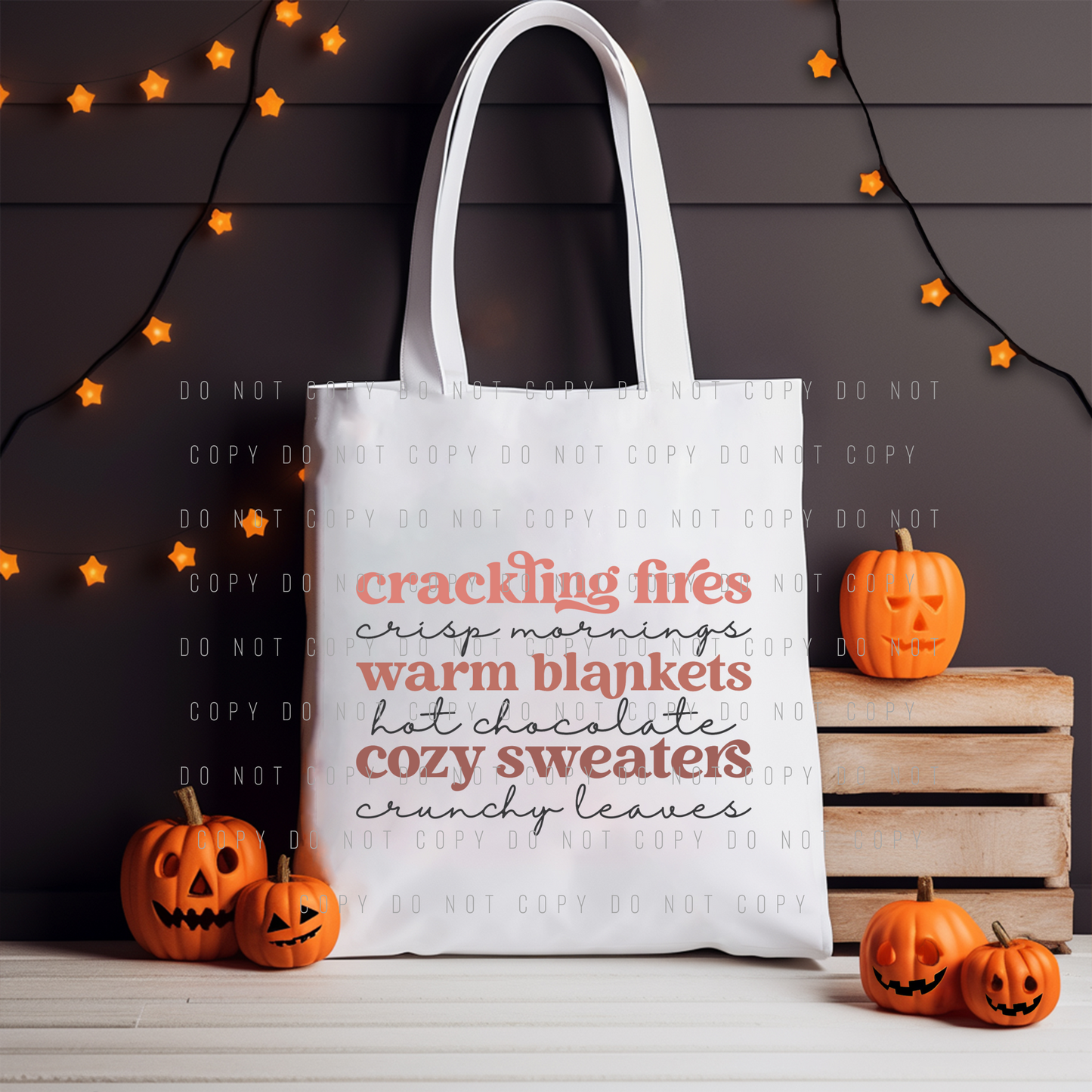 Tote Bag - Fall & Halloween - PREORDER 8/2-8/5