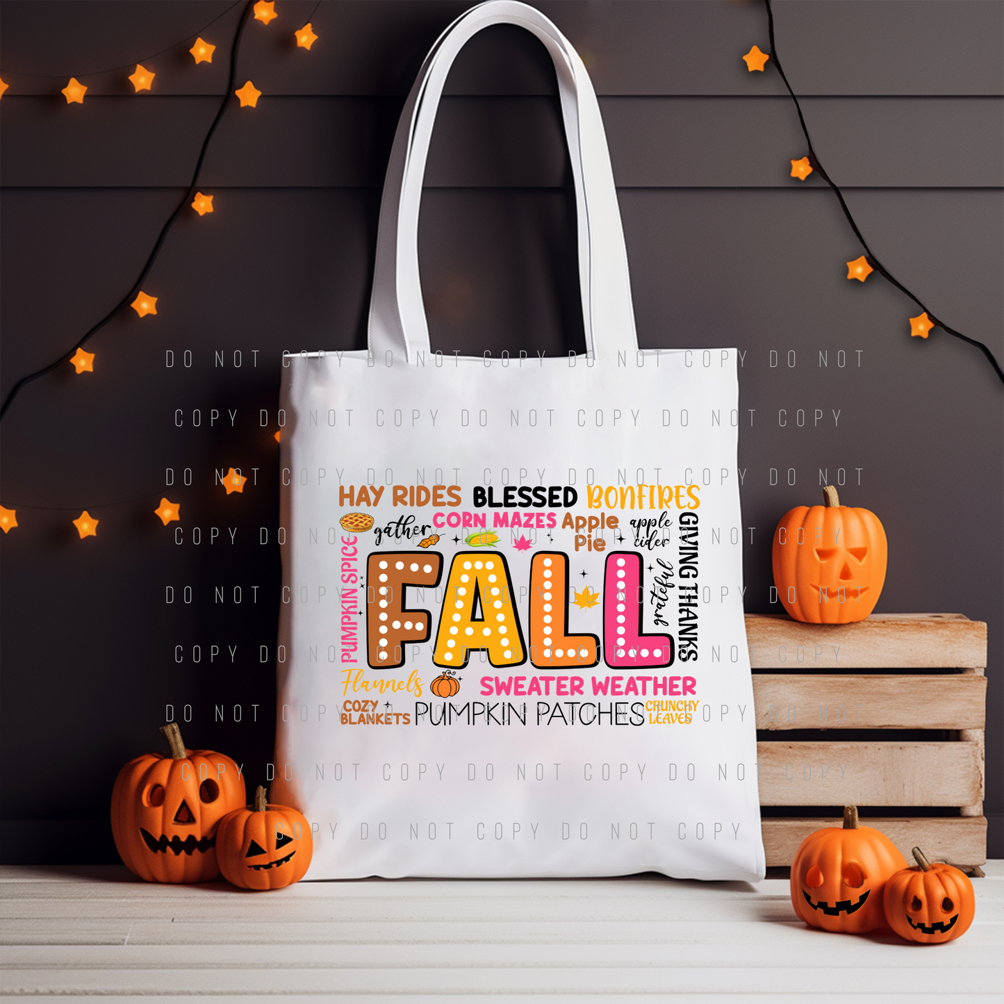 Tote Bag - Fall & Halloween - PREORDER 8/2-8/5