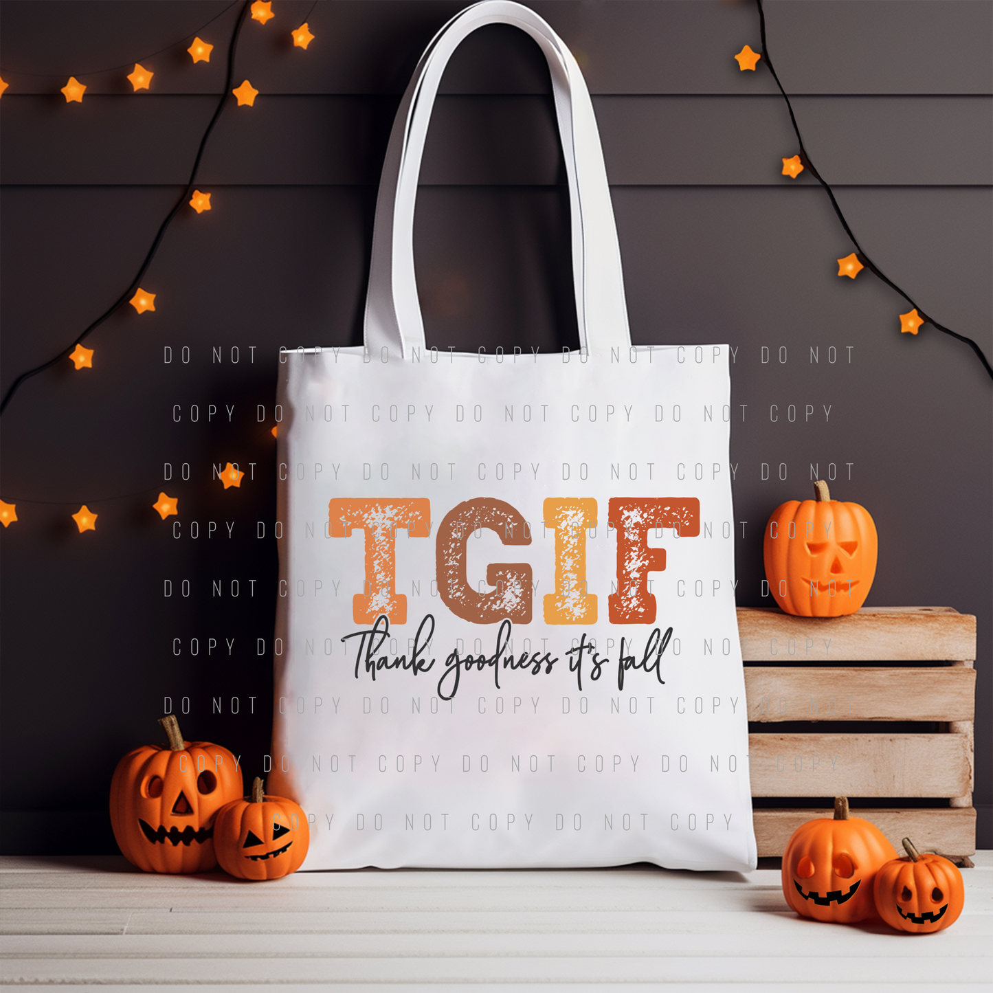 Tote Bag - Fall & Halloween - PREORDER 8/2-8/5