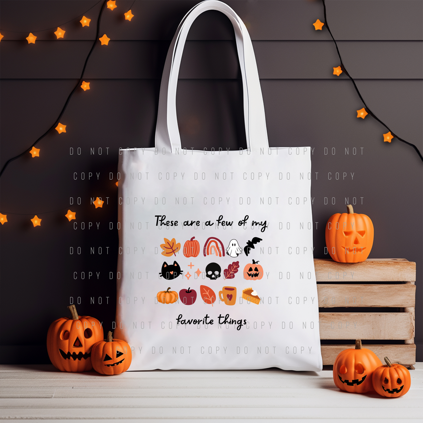 Tote Bag - Fall & Halloween - PREORDER 8/2-8/5