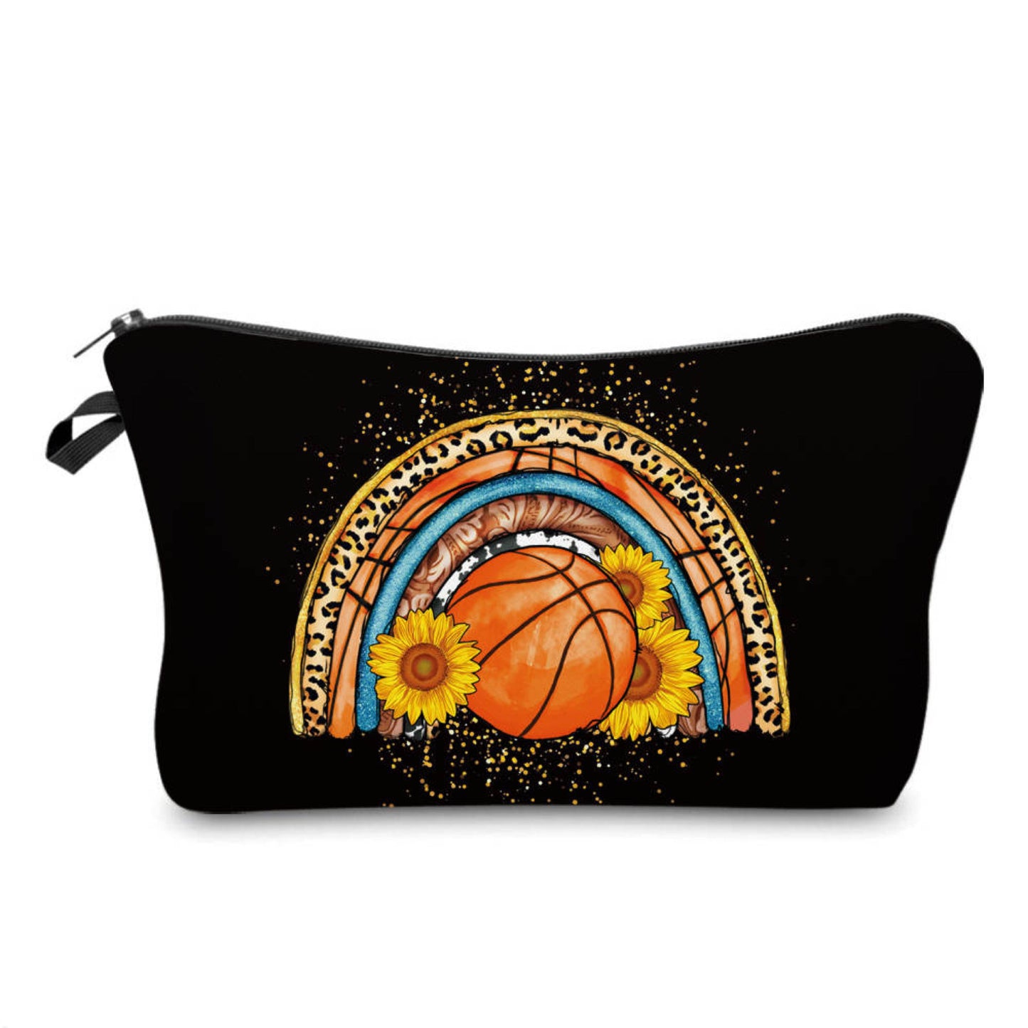 Basketball Rainbow - Water-Resistant Multi-Use Pouch