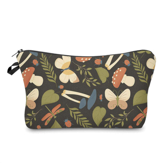 Mushroom & Butterfly - Water-Resistant Multi-Use Pouch