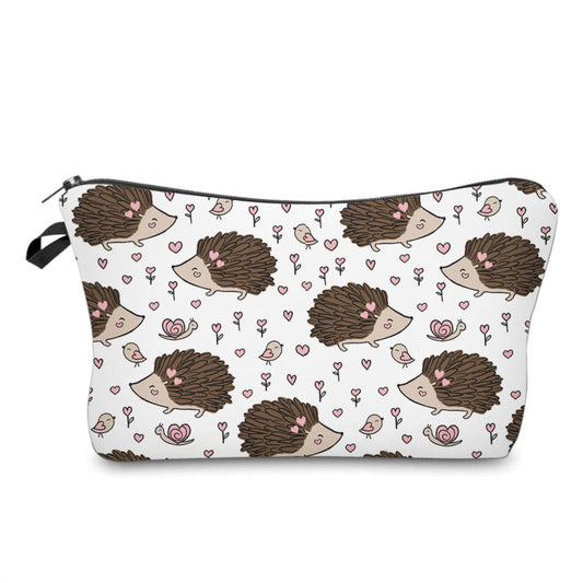 Hedgehog Hearts - Water-Resistant Multi-Use Pouch