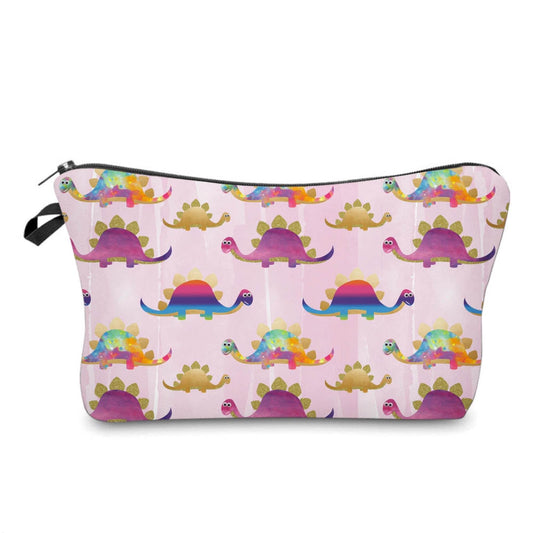 Pink Dino - Water-Resistant Multi-Use Pouch