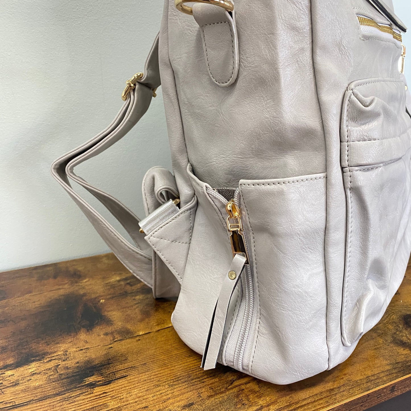 The Brooke Backpack - Light Grey