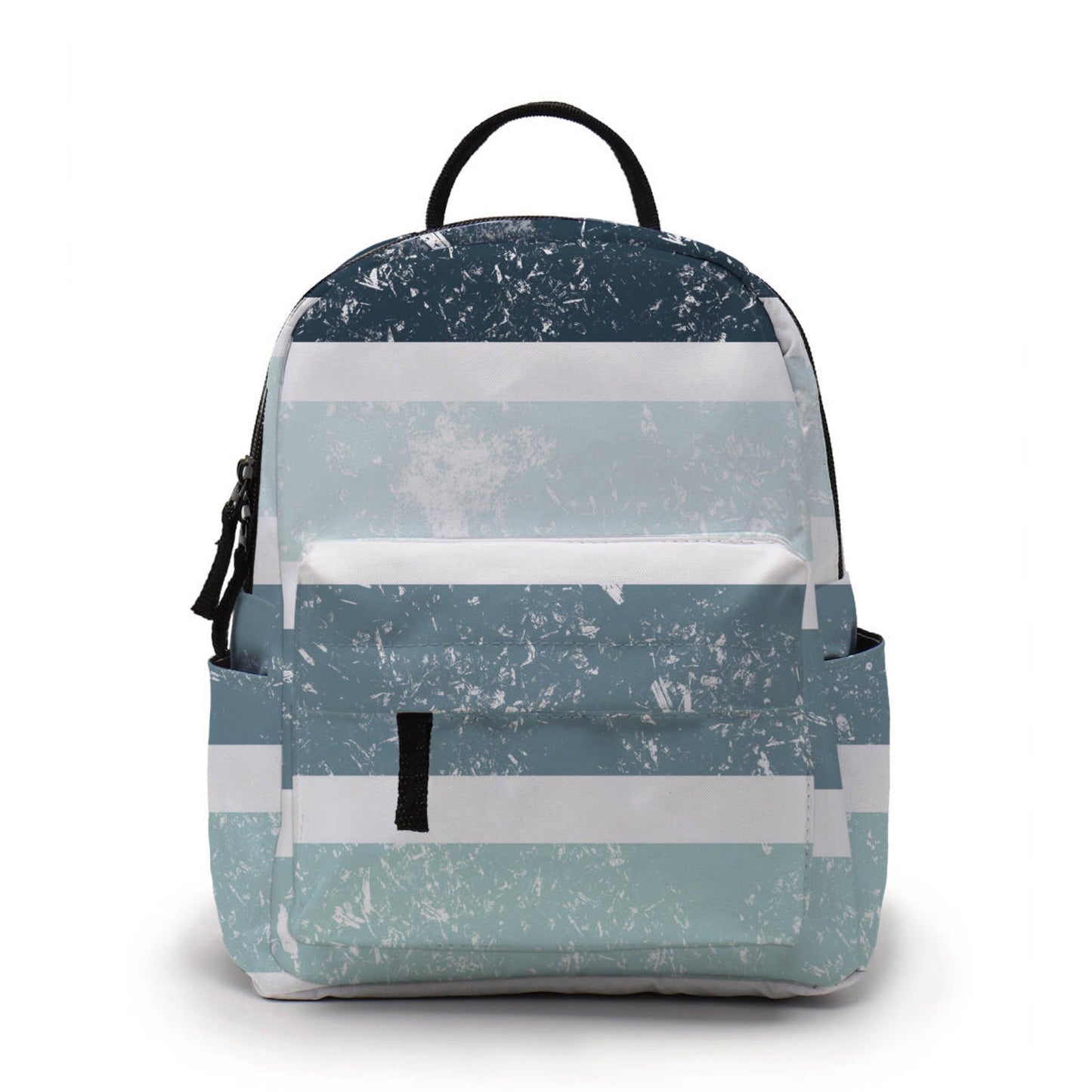 Blue Stripe - Water-Resistant Mini Backpack