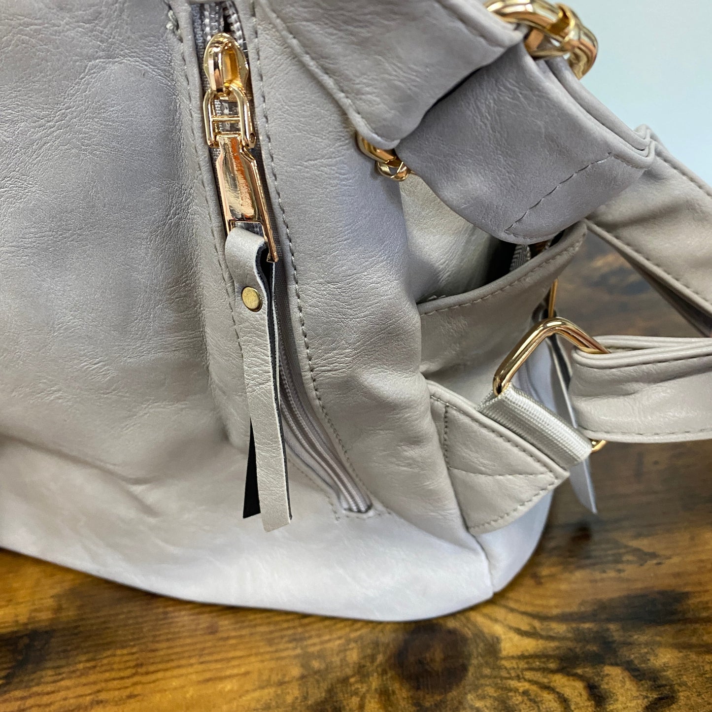 The Brooke Backpack - Light Grey