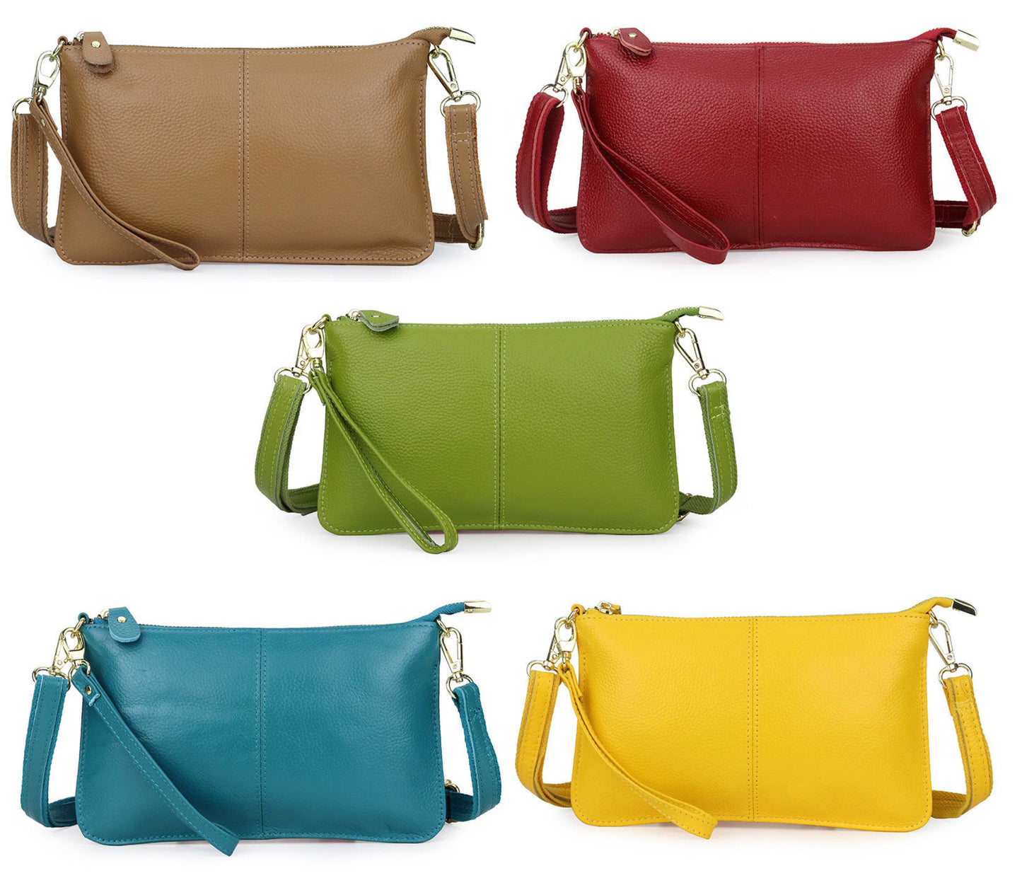 The Megan Clutch Crossbody - GENUINE LEATHER