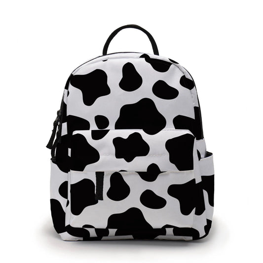 Cow Print - Water-Resistant Mini Backpack