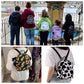 Pastel Paw Print - Water-Resistant Mini Backpack
