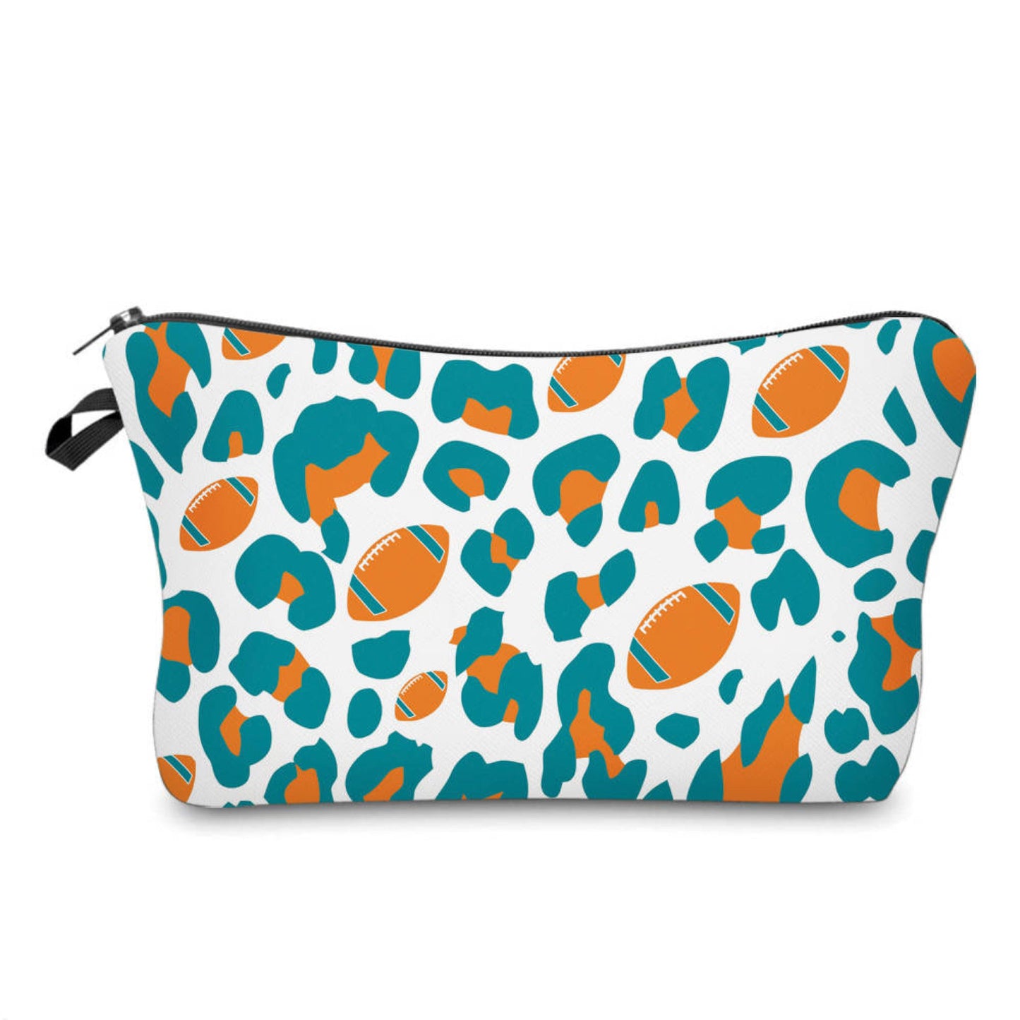 Animal Print Football - Water-Resistant Multi-Use Pouch