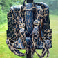 The Brooke Backpack - Brown Animal Print