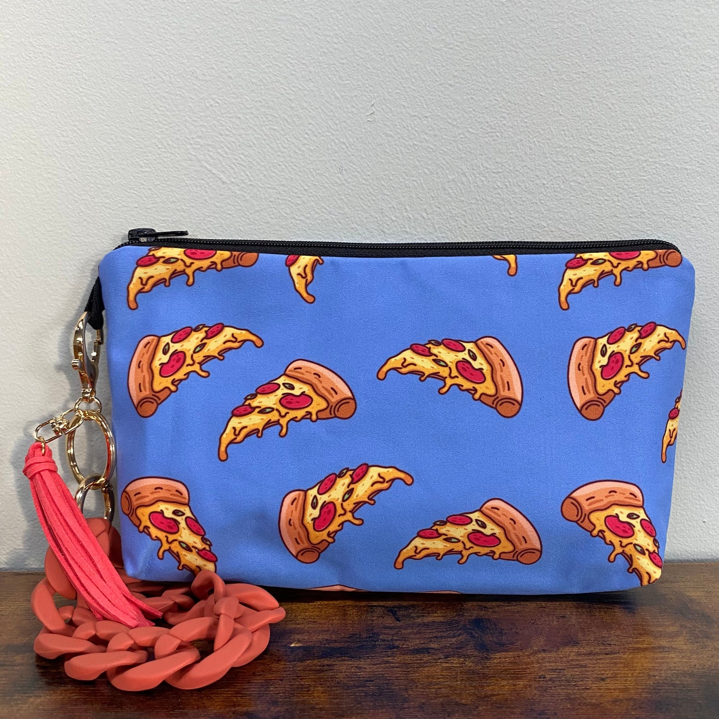 Pizza - Blue - Water-Resistant Multi-Use Pouch