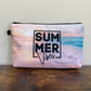 Summer Vibes Beach - Water-Resistant Multi-Use Pouch